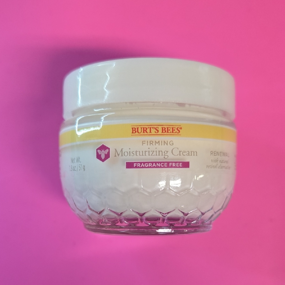 Burt's Bees Firming Moisturizing Cream - White and Yellow
